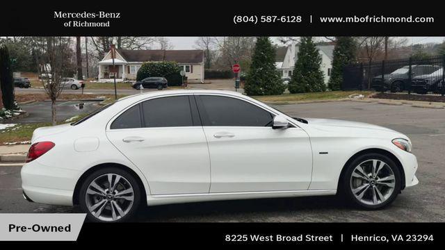 used 2018 Mercedes-Benz C-Class car, priced at $11,998