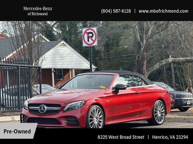 used 2019 Mercedes-Benz AMG C 43 car, priced at $36,499