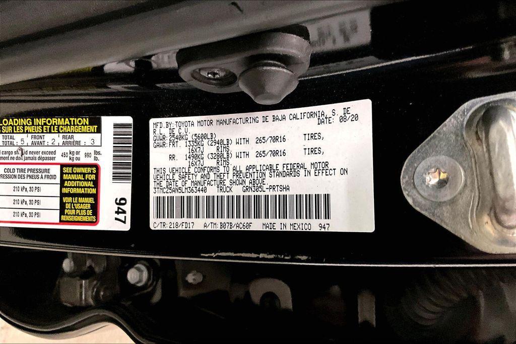 used 2020 Toyota Tacoma car, priced at $31,999
