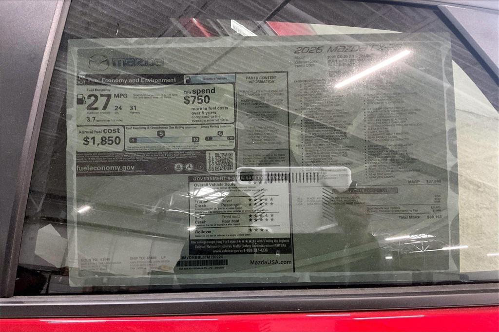 new 2026 Mazda CX-30 car, priced at $30,165