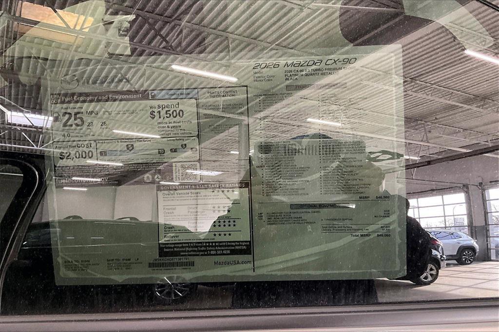 new 2026 Mazda CX-90 car, priced at $49,060