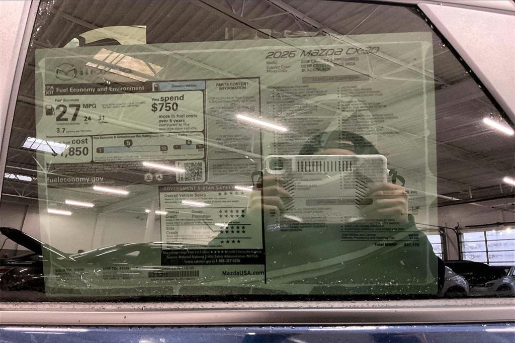 new 2026 Mazda CX-30 car, priced at $30,365