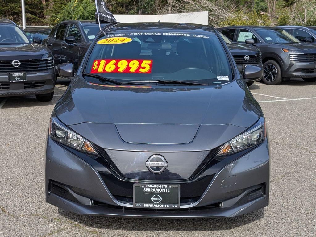 used 2024 Nissan Leaf car, priced at $16,995