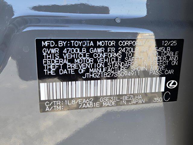 new 2025 Lexus IS 350 car, priced at $51,490