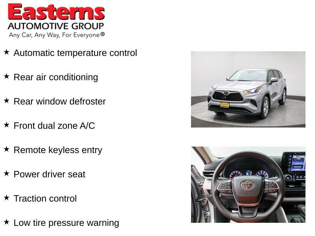 used 2022 Toyota Highlander car, priced at $27,950