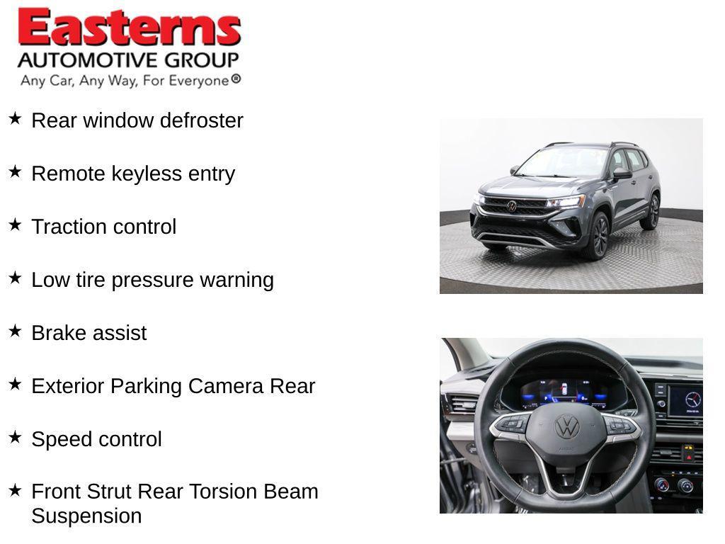 used 2024 Volkswagen Taos car, priced at $18,175