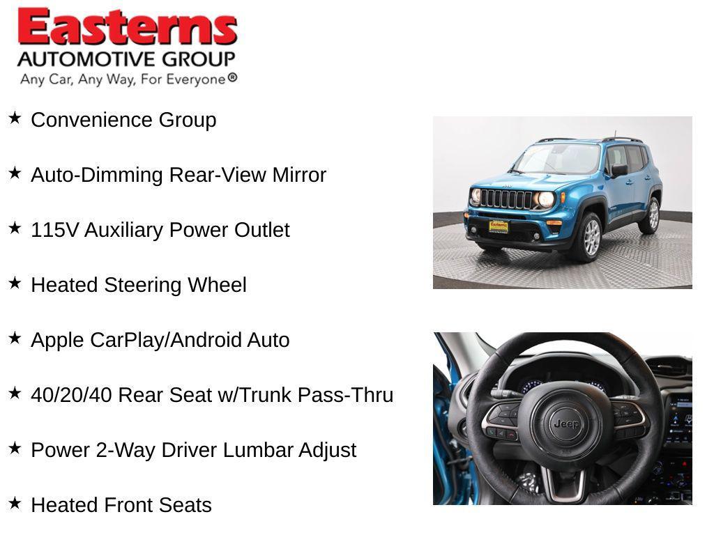 used 2022 Jeep Renegade car, priced at $23,189