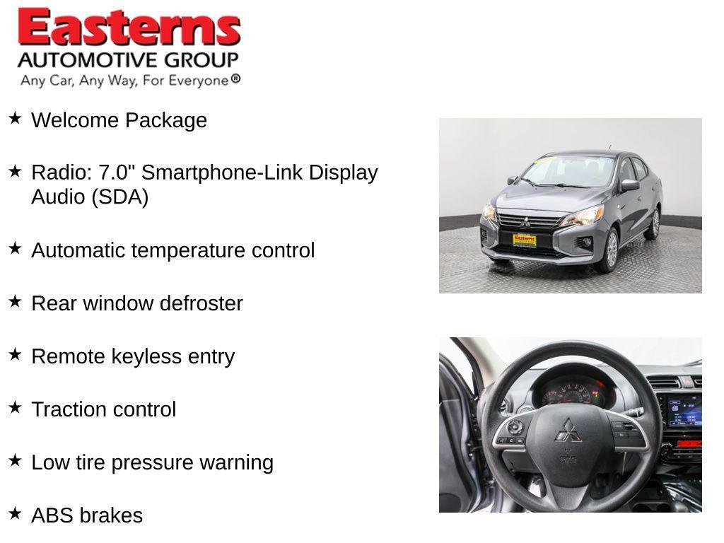 used 2023 Mitsubishi Mirage G4 car, priced at $11,950