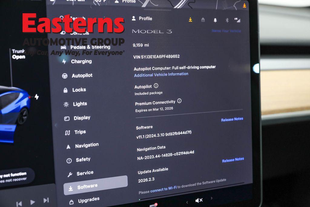used 2023 Tesla Model 3 car, priced at $26,175