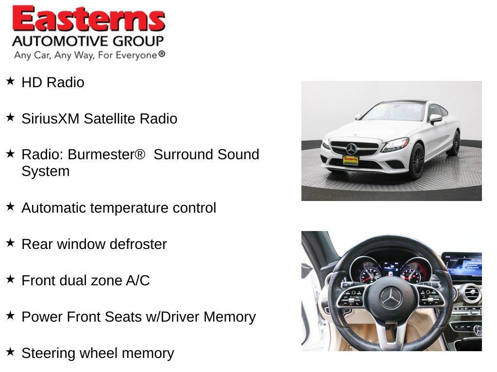 used 2020 Mercedes-Benz C-Class car, priced at $25,950