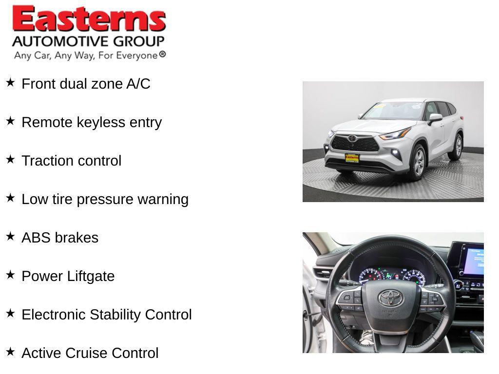 used 2023 Toyota Highlander car, priced at $28,175