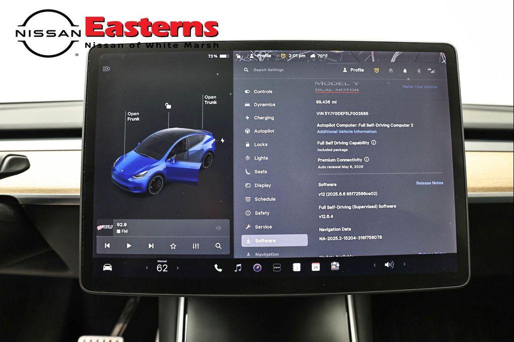 used 2020 Tesla Model Y car, priced at $23,749