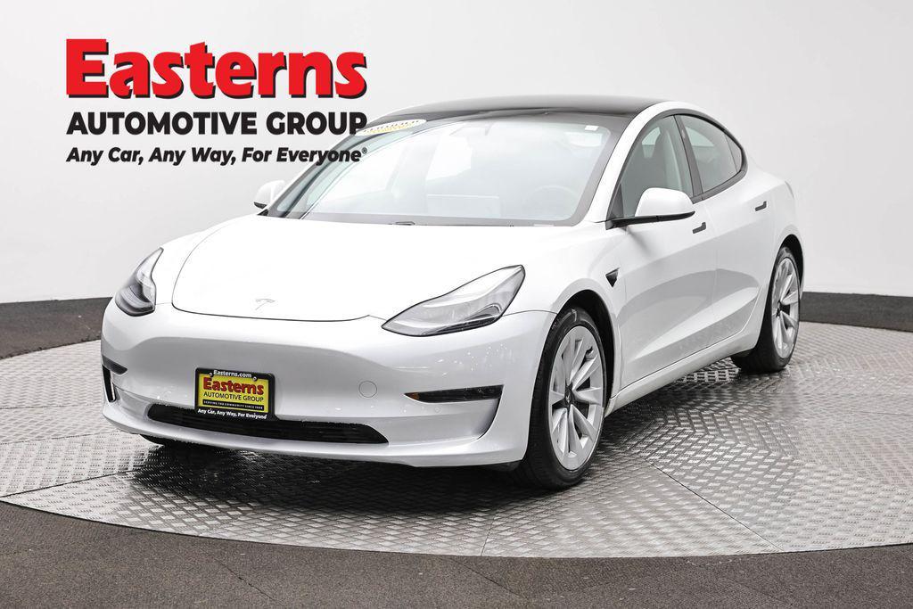 used 2021 Tesla Model 3 car, priced at $20,250