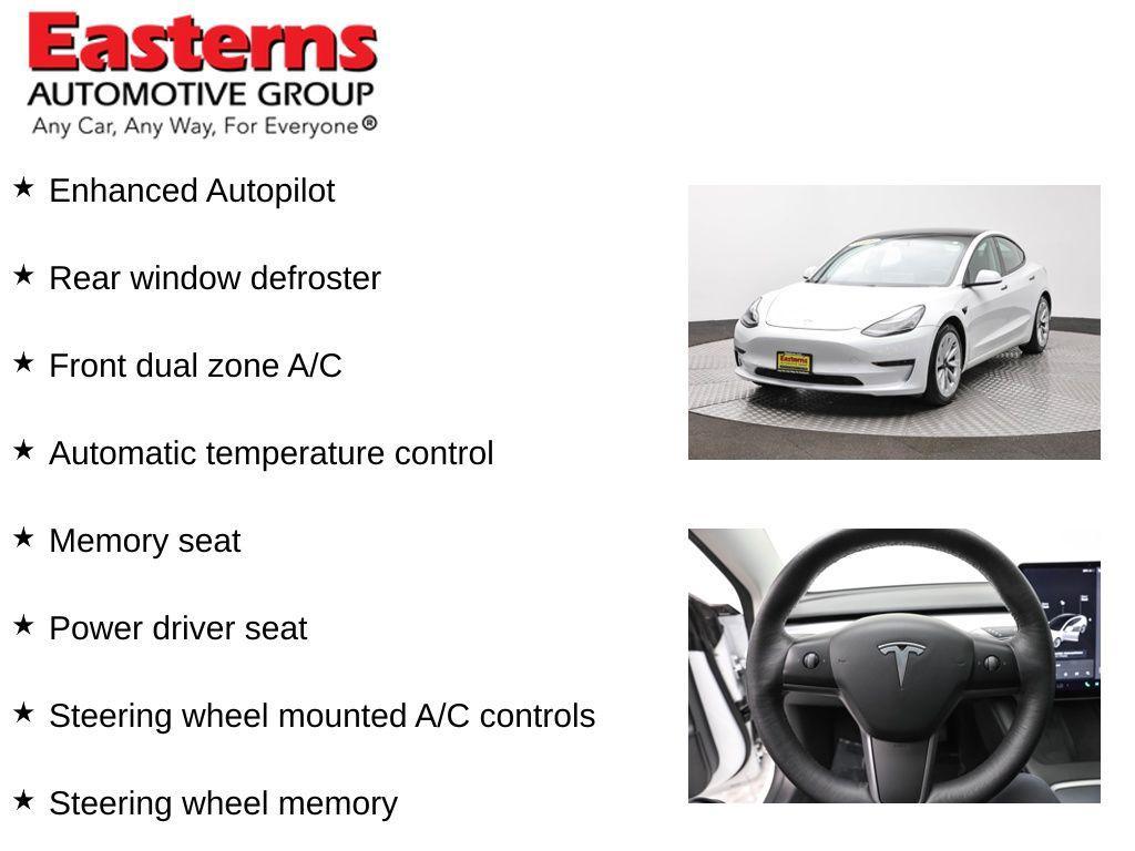 used 2021 Tesla Model 3 car, priced at $20,250