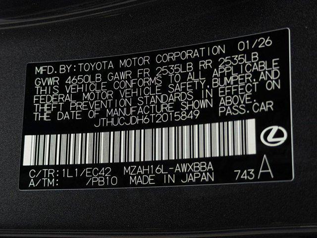 new 2026 Lexus UX 300h car, priced at $44,254