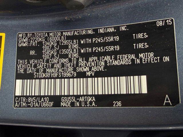 used 2015 Toyota Highlander car, priced at $16,899