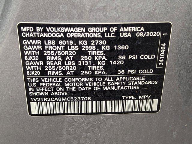 used 2021 Volkswagen Atlas car, priced at $21,698