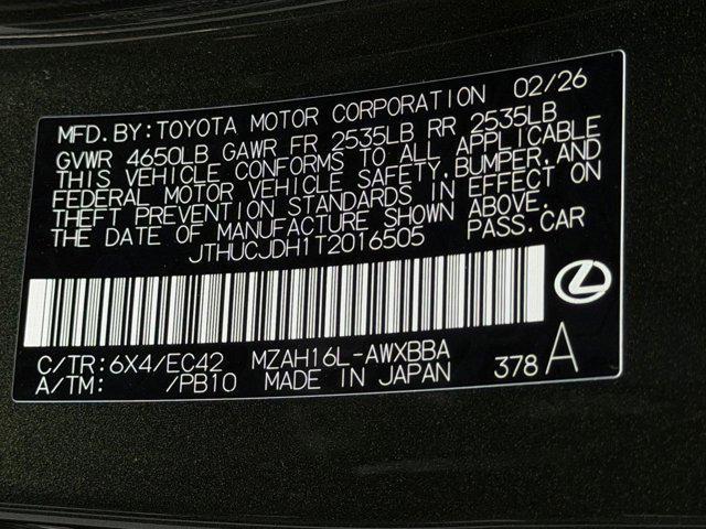 new 2026 Lexus UX 300h car, priced at $43,794