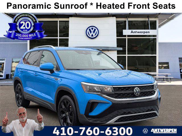 used 2023 Volkswagen Taos car, priced at $19,856