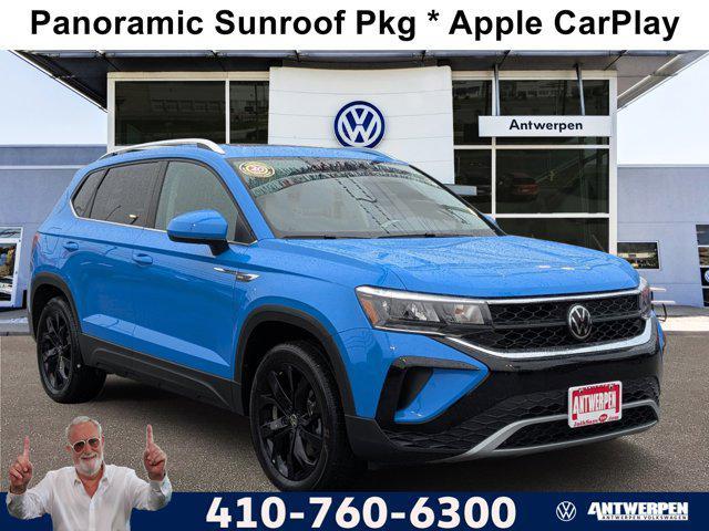 used 2022 Volkswagen Taos car, priced at $21,000
