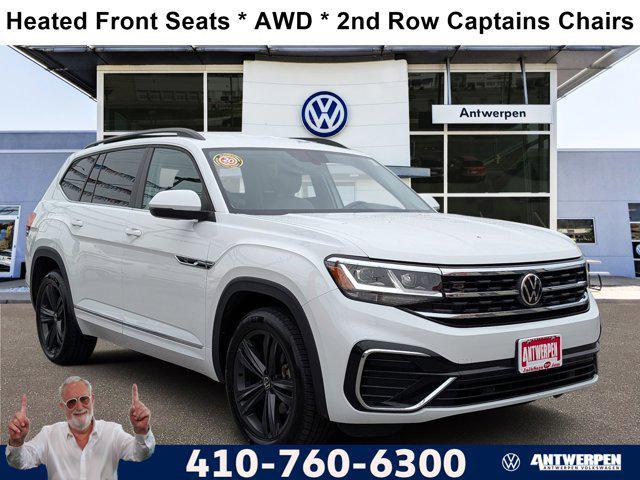 used 2021 Volkswagen Atlas car, priced at $24,000