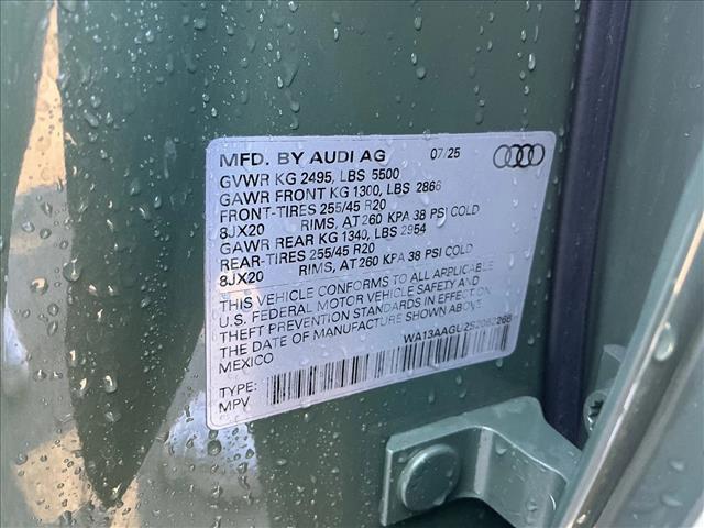 used 2025 Audi Q5 car, priced at $52,777