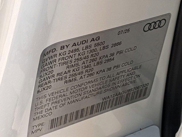 new 2025 Audi Q5 car, priced at $54,782