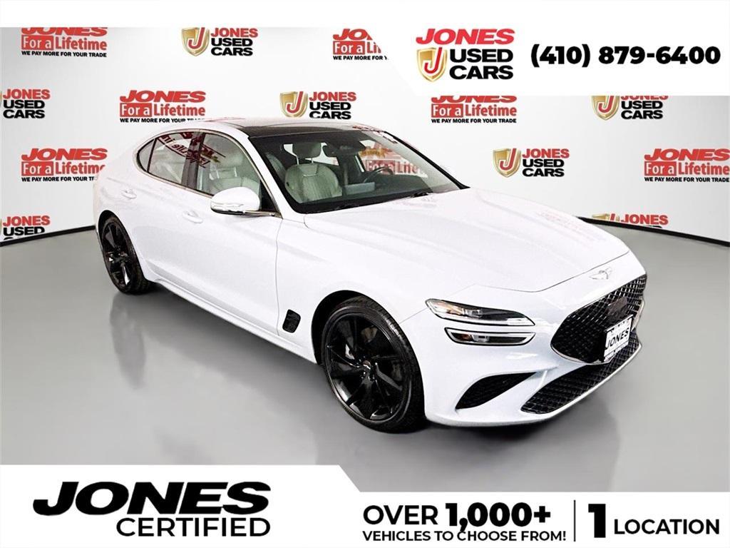 used 2022 Genesis G70 car, priced at $27,995