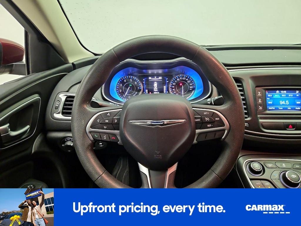used 2015 Chrysler 200 car, priced at $12,998