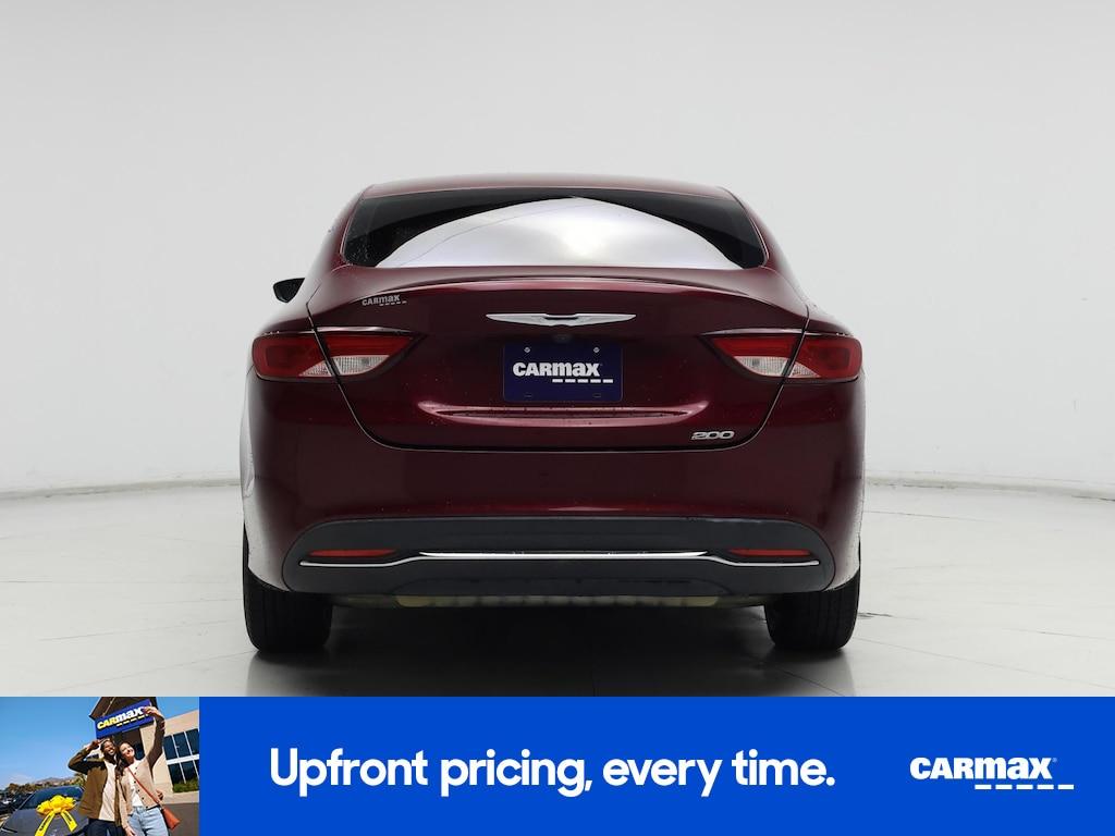 used 2015 Chrysler 200 car, priced at $12,998