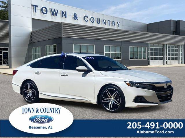 2021 Platinum White Pearl Honda Accord