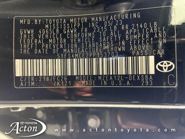 used 2023 Toyota Corolla car, priced at $27,000