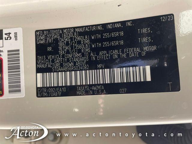 used 2024 Toyota Grand Highlander car, priced at $45,356