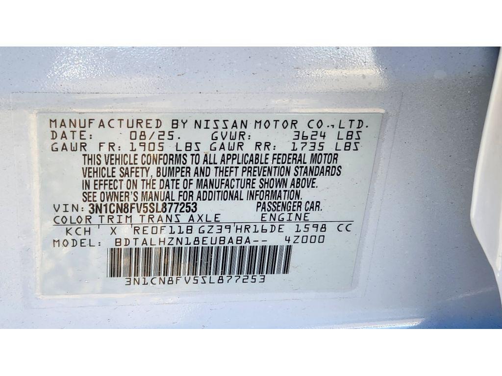 new 2025 Nissan Versa car, priced at $22,900