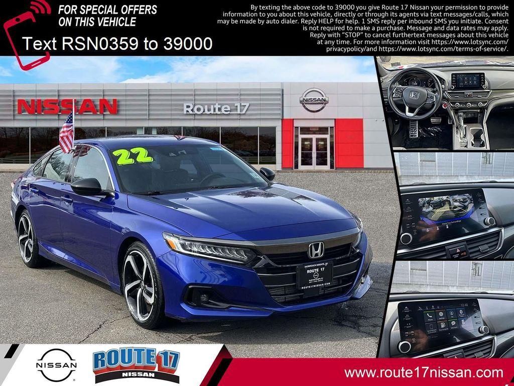 used 2022 Honda Accord car, priced at $20,690