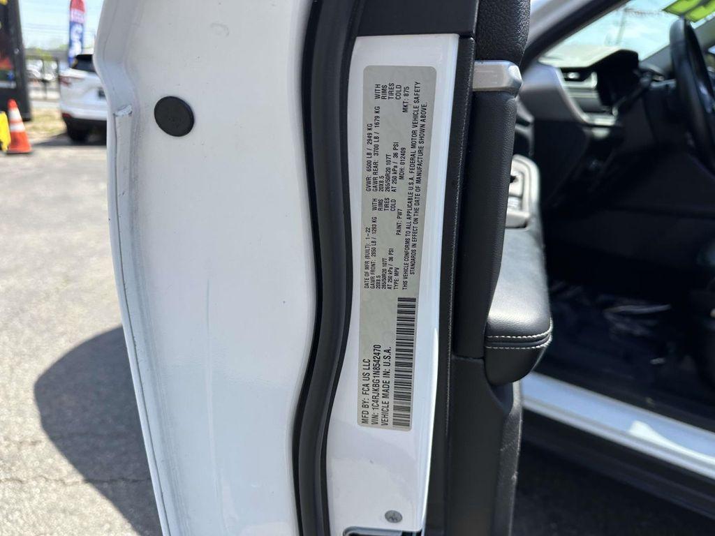 used 2022 Jeep Grand Cherokee L car, priced at $21,989