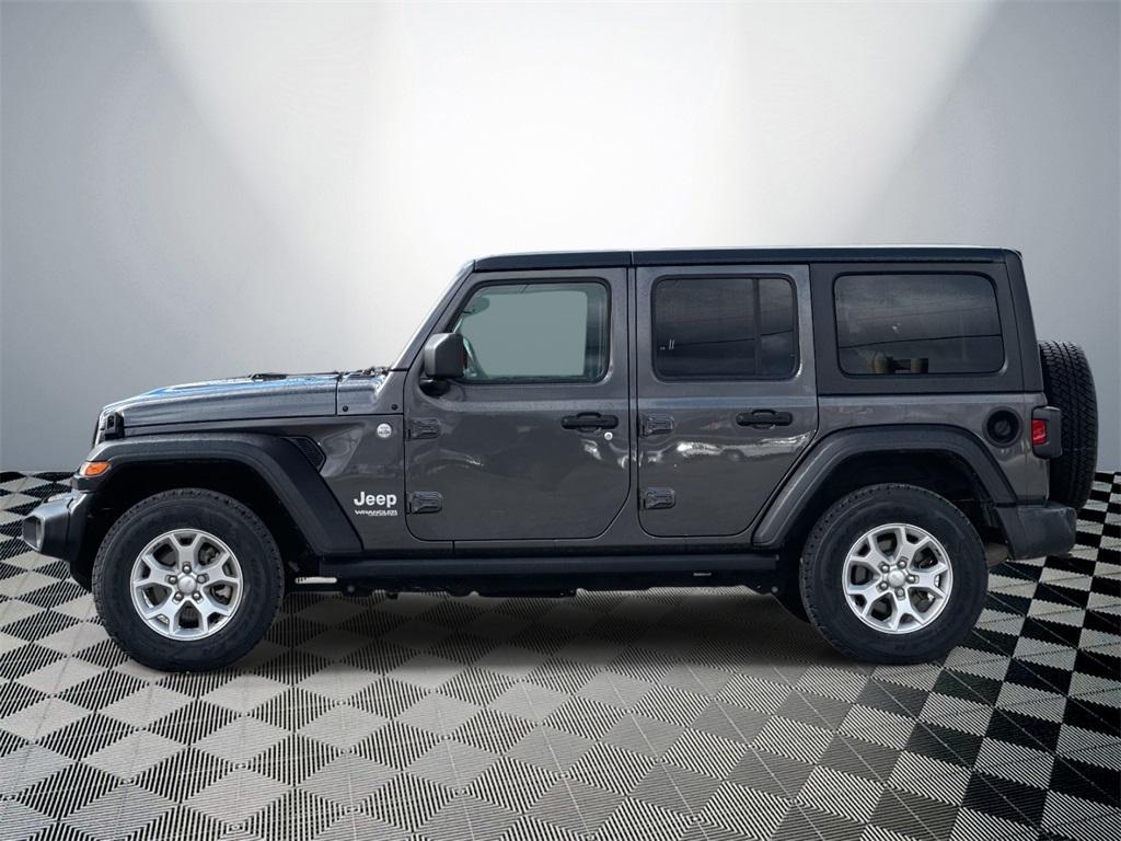 used 2021 Jeep Wrangler Unlimited car, priced at $28,000