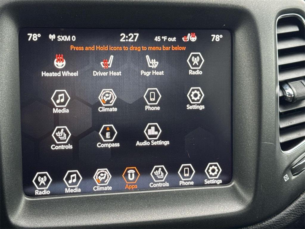 used 2021 Jeep Compass car, priced at $12,500