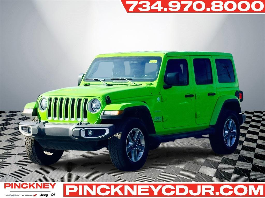used 2021 Jeep Wrangler Unlimited car, priced at $26,700