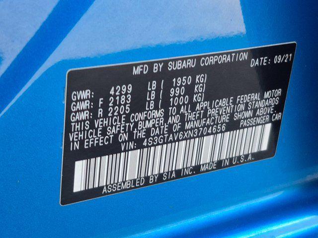 used 2022 Subaru Impreza car, priced at $17,210