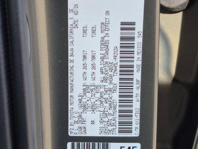 new 2026 Toyota Tacoma car, priced at $46,060