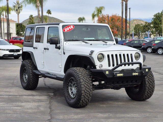 used 2018 Jeep Wrangler JK Unlimited car, priced at $18,384