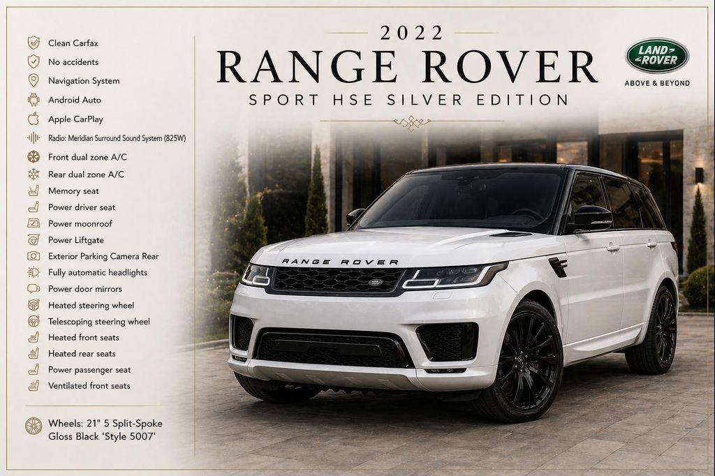 used 2022 Land Rover Range Rover Sport car, priced at $46,380