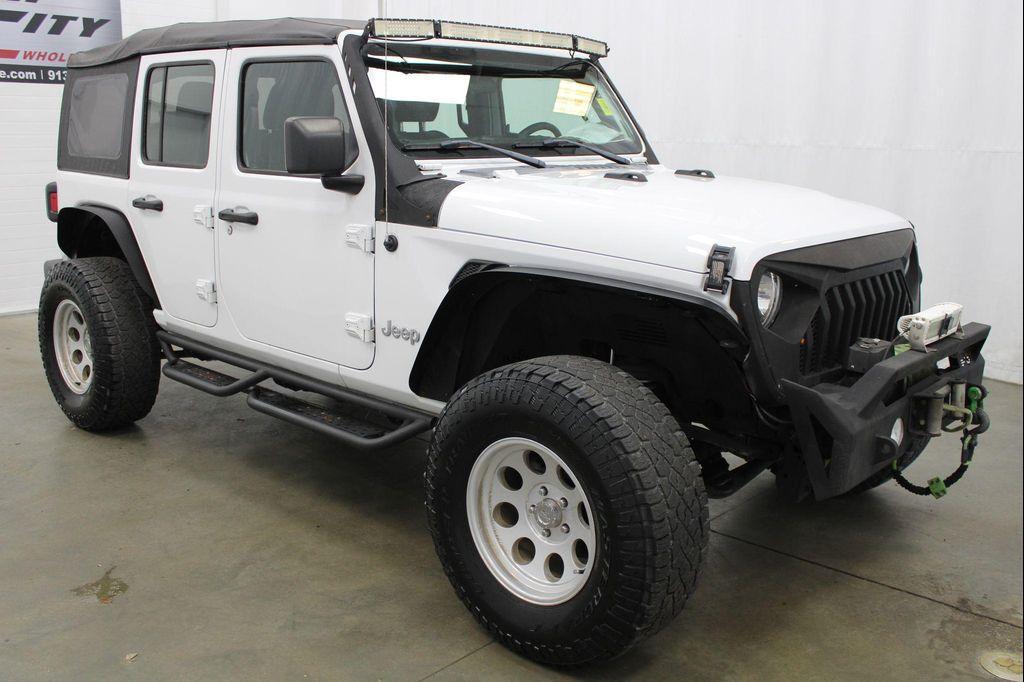 used 2018 Jeep Wrangler Unlimited car, priced at $19,869