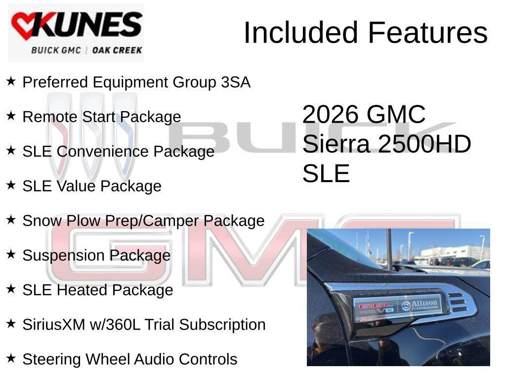 new 2026 GMC Sierra 2500 car, priced at $58,794