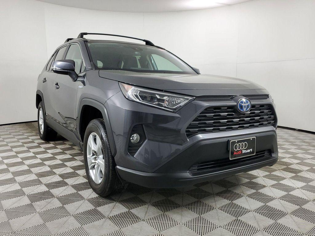 used 2021 Toyota RAV4 Hybrid car, priced at $27,000