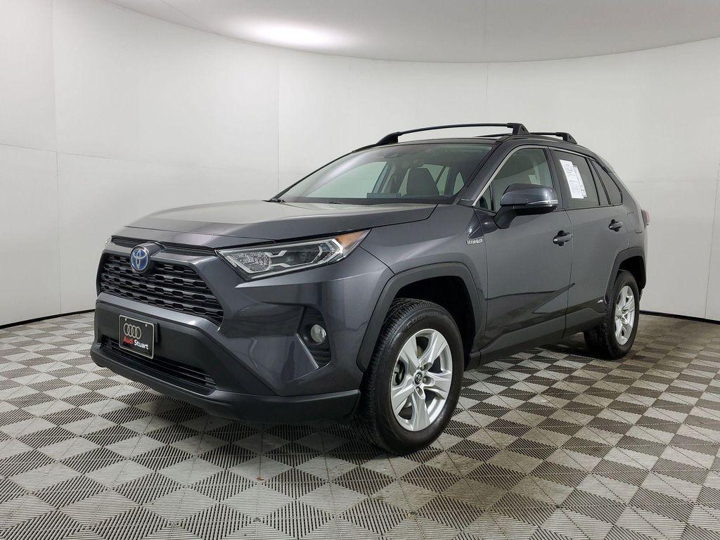 used 2021 Toyota RAV4 Hybrid car, priced at $27,000