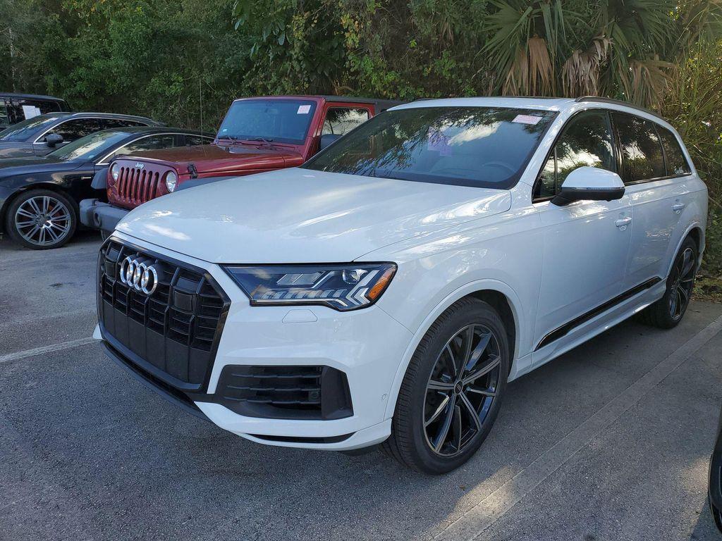 used 2021 Audi Q7 car, priced at $38,000