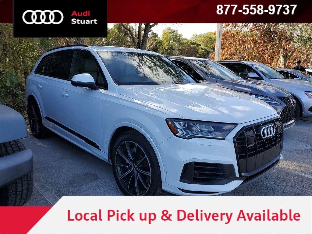 used 2021 Audi Q7 car, priced at $38,000
