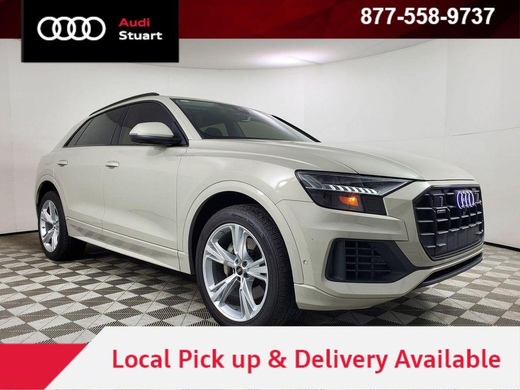 used 2023 Audi Q8 car, priced at $46,250